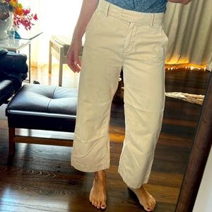Jcrew cropped khakis size 2